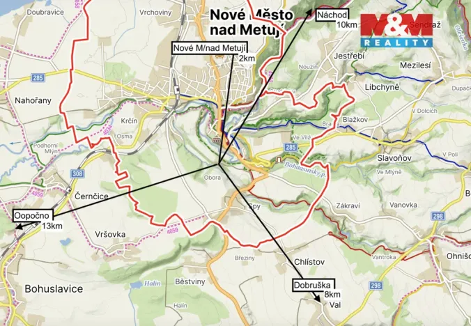 Prodej zahrady, Nové Město nad Metují, 546 m2