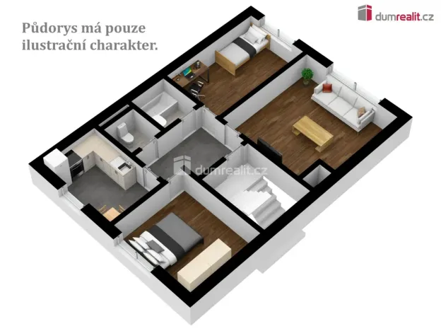 Prodej rodinného domu, Frymburk, 120 m2
