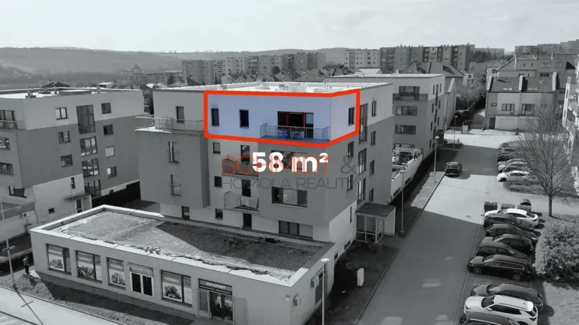 Pronájem bytu 2+kk, Brno - Bohunice, Čeňka Růžičky, 58 m2