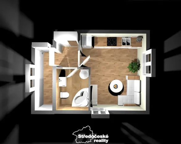 Prodej bytu 1+kk, Mšené-lázně, Mládežnická, 29 m2