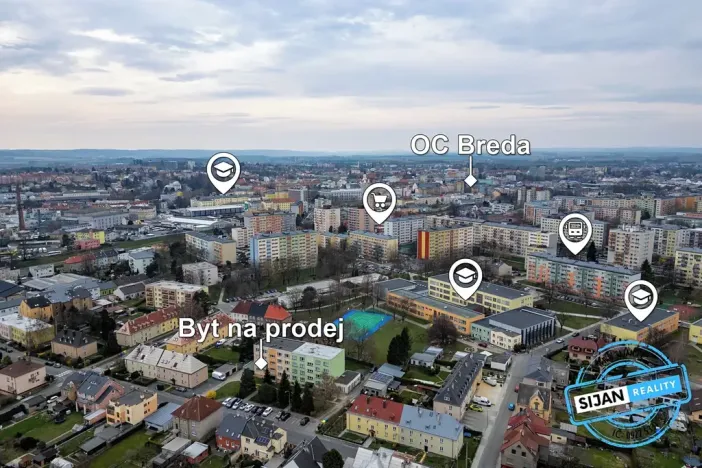 Prodej bytu 3+1, Opava, Fügnerova, 72 m2