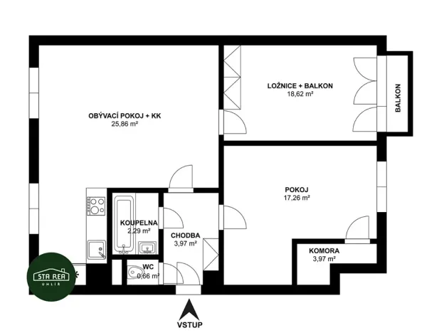 Prodej bytu 3+kk, Frýdek-Místek, Pavlíkova, 71 m2