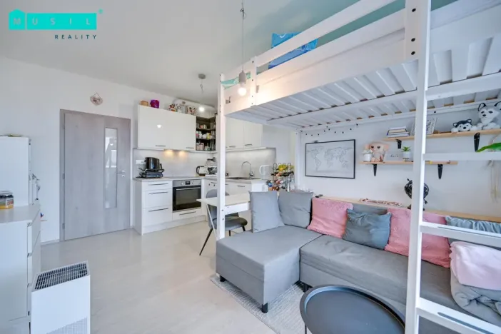 Pronájem bytu 1+kk, Olomouc - Řepčín, Edvarda Beneše, 26 m2