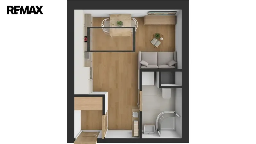 Pronájem bytu 1+kk, Hradec Králové - Pražské Předměstí, Blažíčkovo náměstí, 19 m2