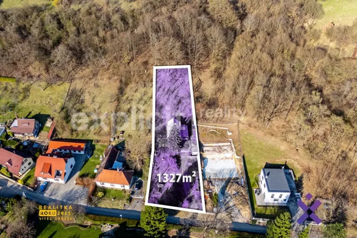 Prodej pozemku pro bydlení, Zlín - Příluky, Žabárna, 1327 m2