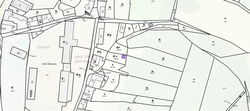 Dražba chaty, Velké Žernoseky, 18 m2