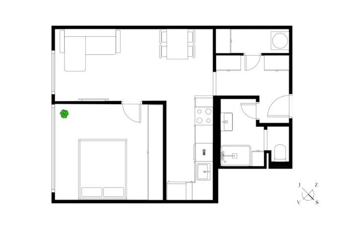 Prodej bytu 2+kk, Praha - Vršovice, Bulharská, 42 m2