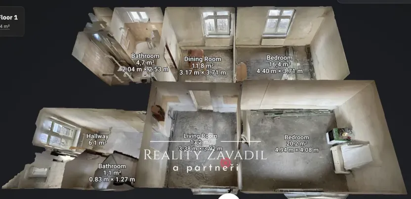 Prodej bytu 3+1, Český Těšín, Na Olšinách, 77 m2