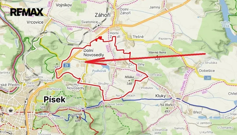 Prodej pozemku pro bydlení, Dolní Novosedly, 1020 m2