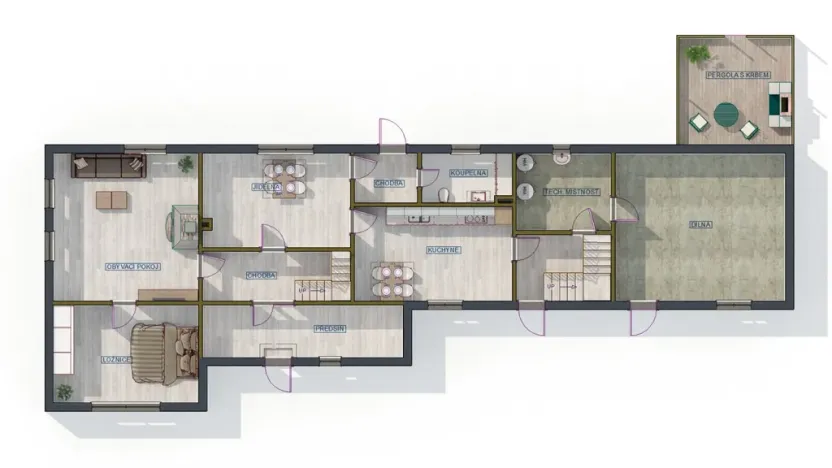 Prodej rodinného domu, Újezdec, 206 m2