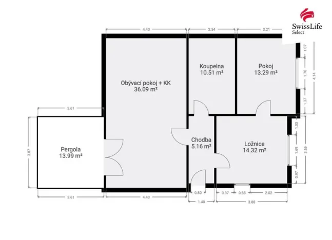 Prodej rodinného domu, Kostomlaty pod Řípem, 79 m2