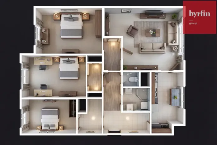 Prodej bytu 4+1, Ostrava, Sládkova, 80 m2