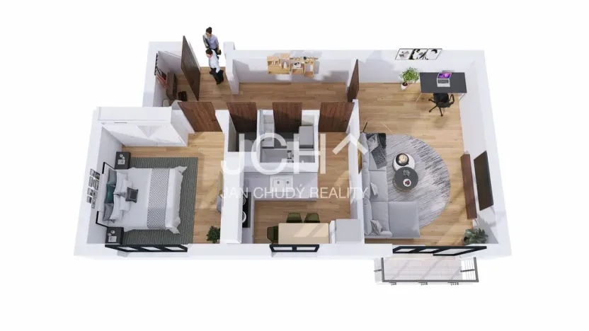 Prodej bytu 2+1, Uničov, Mohelnická, 53 m2