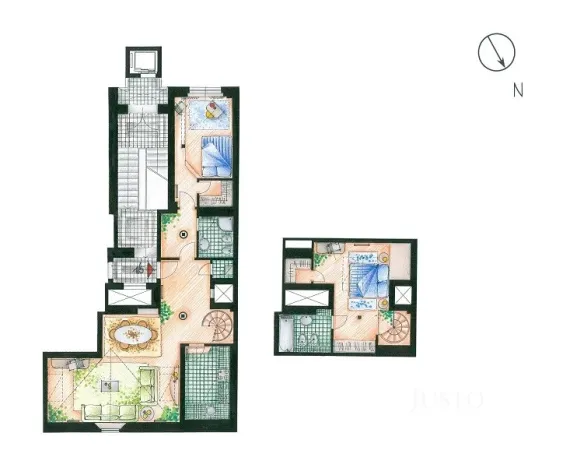 Pronájem bytu 3+1, Praha - Nové Město, Odborů, 108 m2