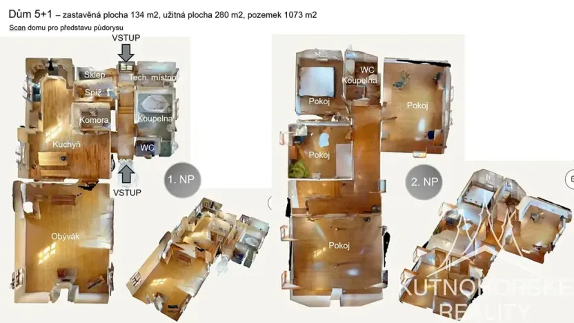 Pronájem rodinného domu, Kutná Hora, Vavřinecká, 280 m2