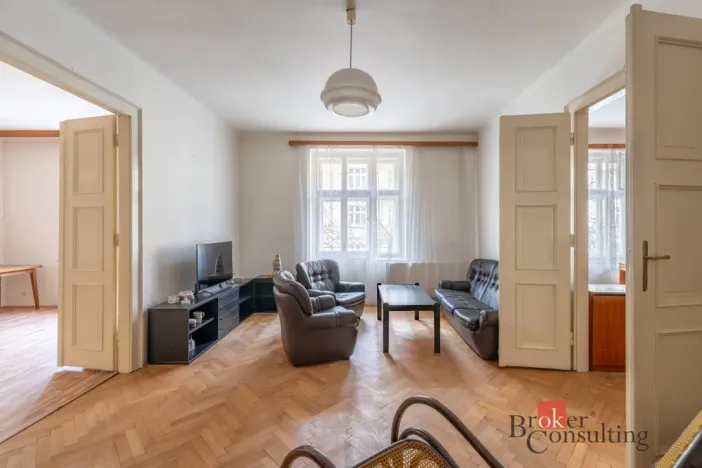 Prodej bytu 3+1, Brno - Veveří, Čápkova, 136 m2