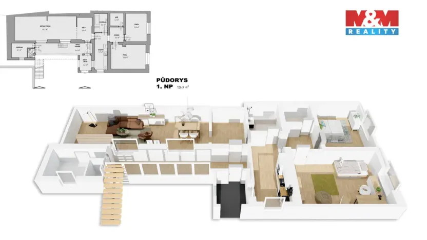 Prodej rodinného domu, Zvoleněves, 245 m2
