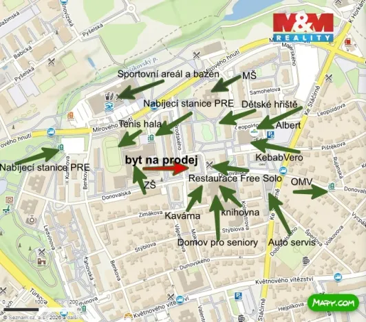 Prodej bytu 3+1, Praha - Chodov, Brodského, 70 m2