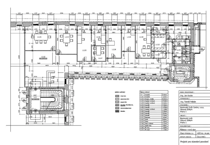 Pronájem kanceláře, Praha - Nové Město, Politických vězňů, 300 m2
