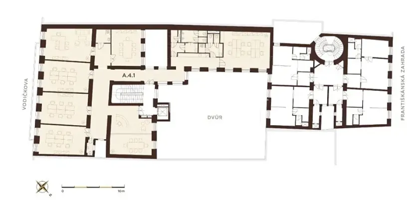 Pronájem kanceláře, Praha - Nové Město, Vodičkova, 377 m2