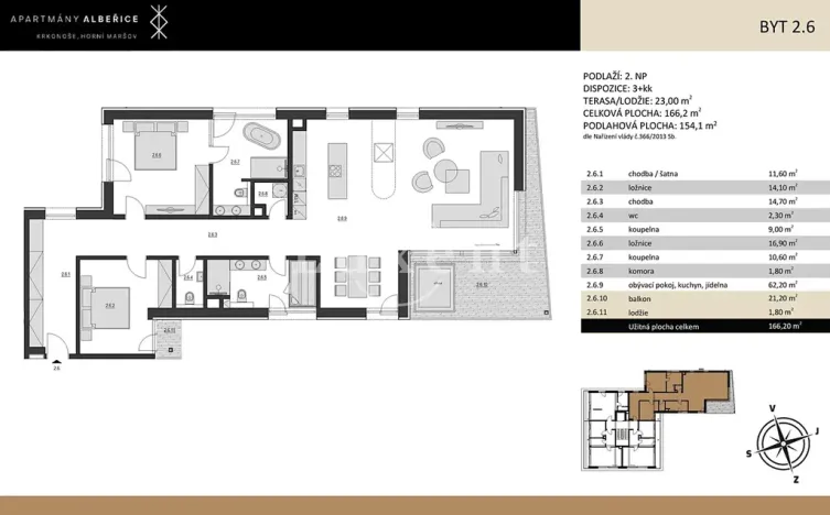 Prodej bytu 2+kk, Horní Maršov, 48 m2