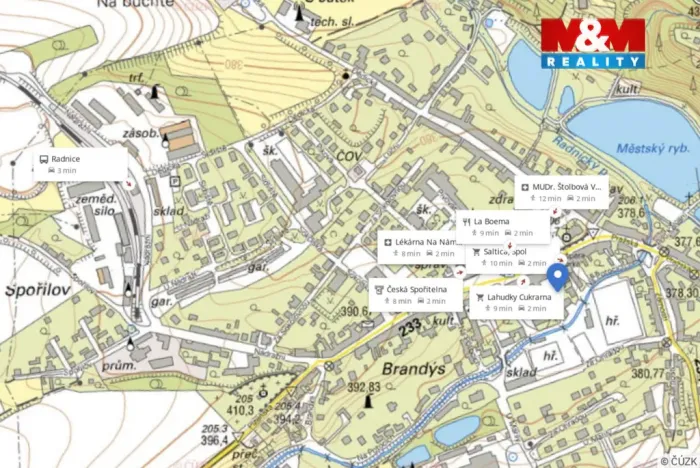 Pronájem bytu 2+kk, Radnice, Na Potocích, 49 m2