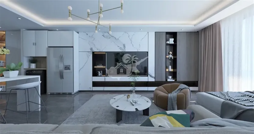 Prodej bytu 1+kk, Trikomo, Kypr, 45 m2