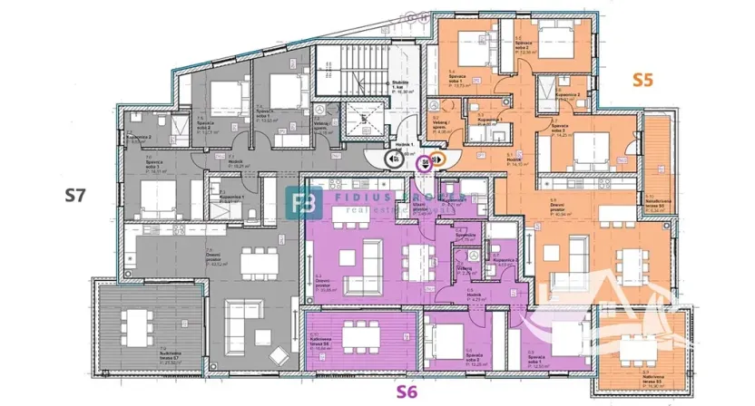 Prodej bytu 4+kk, Vodice, Chorvatsko, 108 m2