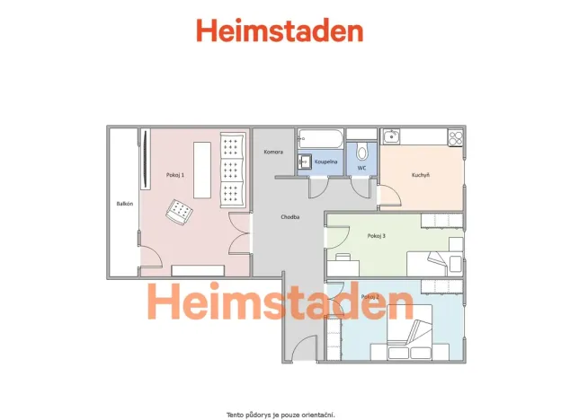 Pronájem bytu 3+1, Karviná - Nové Město, Závodní, 72 m2