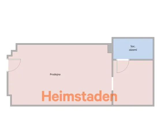 Pronájem kanceláře, Karviná - Ráj, Školská, 17 m2