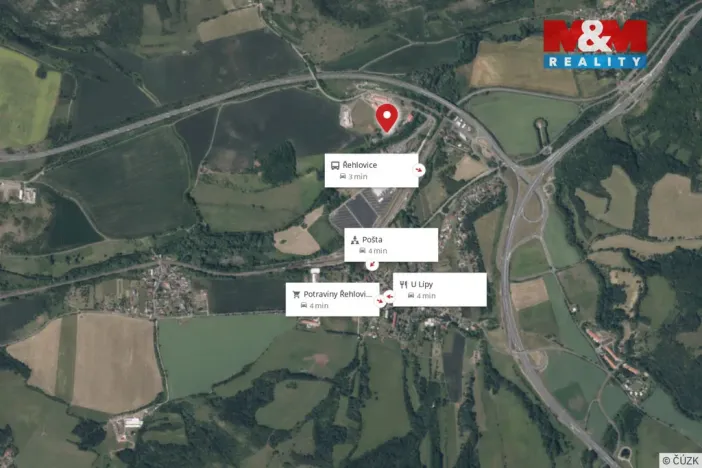 Pronájem skladu, Řehlovice - Hliňany, 200 m2