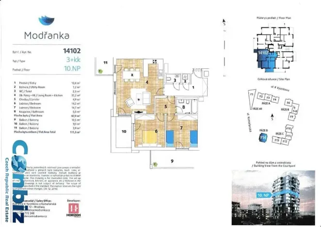 Prodej bytu 3+kk, Praha - Modřany, Zlochova, 87 m2