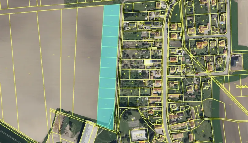 Prodej pozemku pro bydlení, Chudeřice, 1000 m2