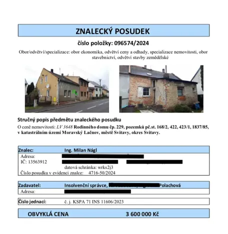 Prodej rodinného domu, Svitavy, Jana Želivského, 157 m2