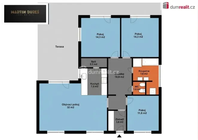 Prodej rodinného domu, Rostoklaty - Nová Ves II, 106 m2