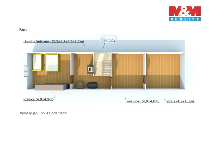 Prodej rodinného domu, Hrádek - Čejkovy, 108 m2