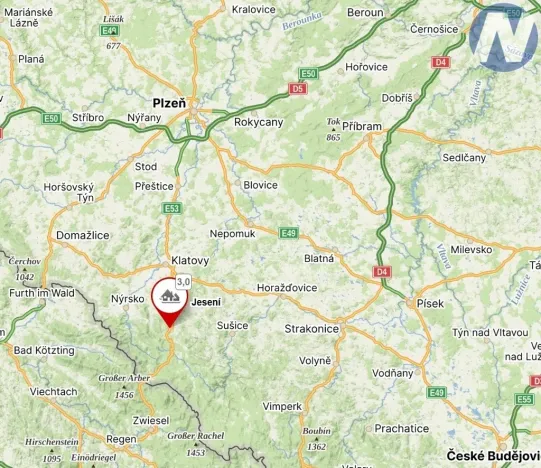 Prodej pozemku pro bydlení, Čachrov - Jesení, 2432 m2