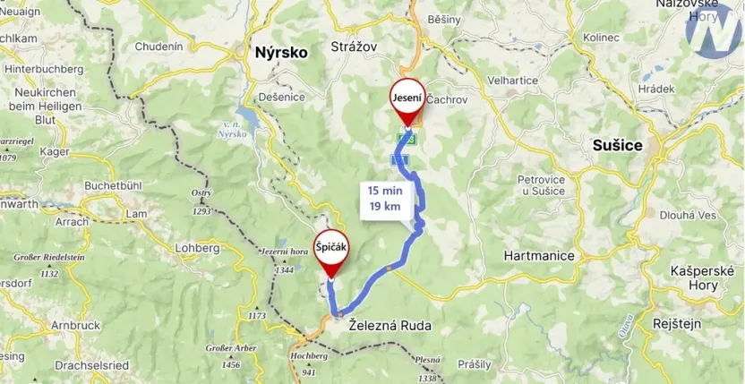 Prodej pozemku pro bydlení, Čachrov - Jesení, 2432 m2