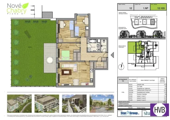 Pronájem bytu 4+kk, Praha, K Beranovu, 227 m2