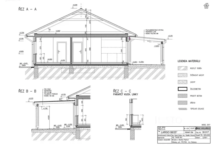 Prodej rodinného domu, Doksany, 83 m2