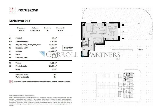 Prodej bytu 3+kk, Ostrava - Zábřeh, Petruškova, 82 m2