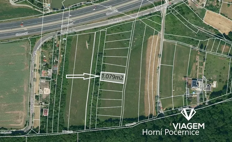 Prodej zahrady, Praha, 1079 m2