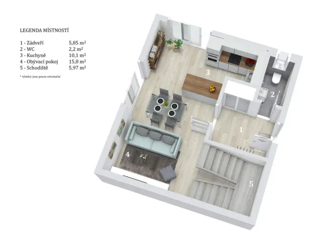 Prodej bytu 3+kk, Tuchoměřice, Nad Lávkou, 96 m2