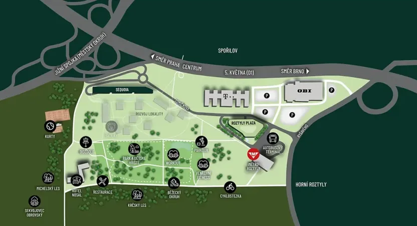 Pronájem kanceláře, Praha - Chodov, Tomíčkova, 500 m2