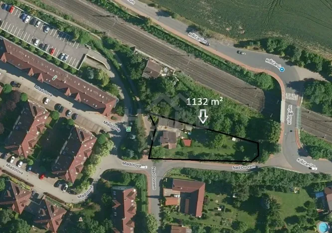 Prodej pozemku pro bydlení, Praha - Kolovraty, Nad dvorem, 1132 m2