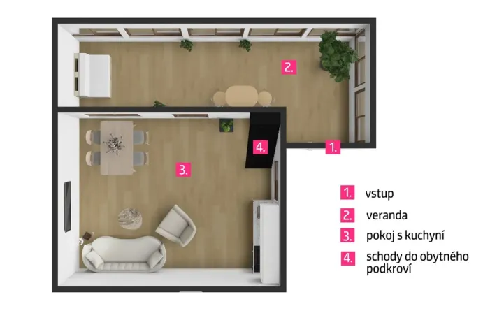 Prodej chaty, Bítov, 40 m2