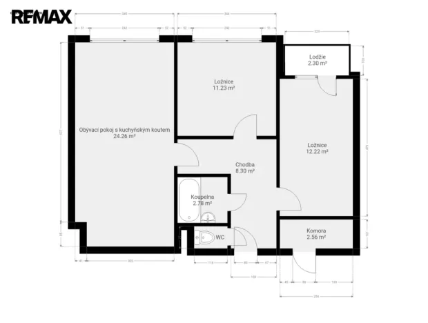 Prodej bytu 3+kk, Praha - Modřany, Levského, 62 m2