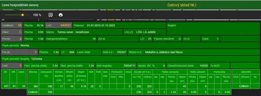 Prodej podílu lesa, Malá Skála, 6790 m2