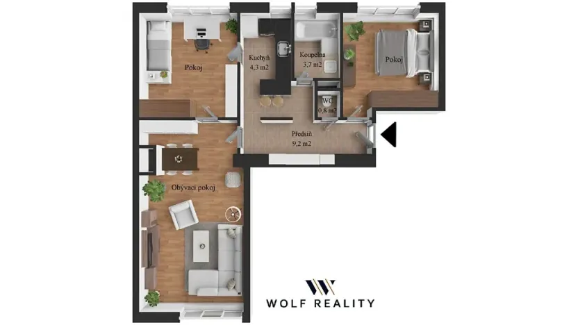 Prodej bytu 3+kk, Praha - Vinohrady, Vinohradská, 68 m2