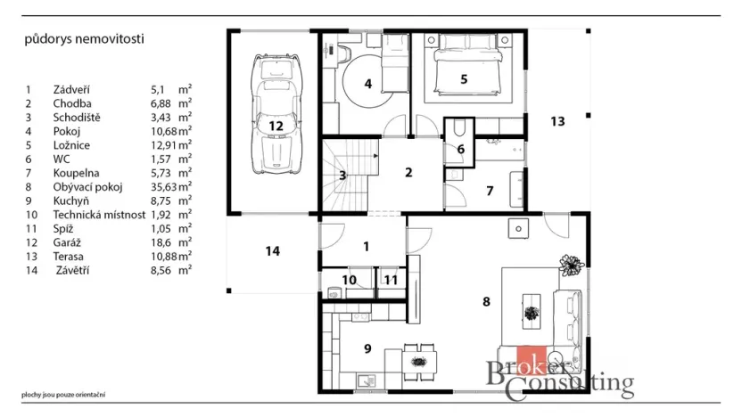 Prodej rodinného domu, České Meziříčí, V Poli, 165 m2